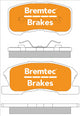 BREMTEC TRADE-LINE BRAKE PAD FRONT SET DAIHATSU SIRION INCL GTi. YRV BT1820TS