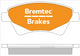 BREMTEC EURO-LINE BRAKE PADS SET MEGANE II (KM0/1_) 1.5Di BOSCH BT1824ELC