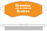 BREMTEC PRO-LINE BRAKE PADS SET PROTON SAVVY 1.2L 2005- BT1844PRO