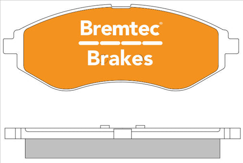 BREMTEC TRADE-LINE BRAKE PADS SET HOLDEN BARINA TK 05- BT1844TS