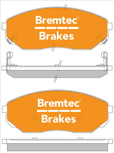 BREMTEC 4WD BRAKE PADS SET KIA SORENTO 2.5D, 3.3V6 BT1852E