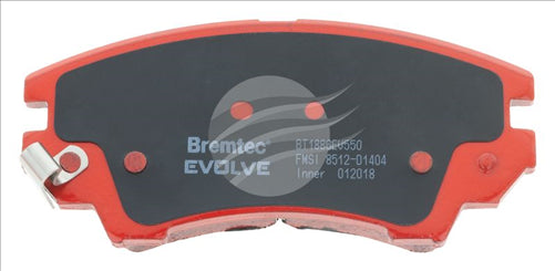 EVOLVE PERFORMANCE BRAKE PAD COMMODORE VF 6.0L POLICE PACK BT1886EV550