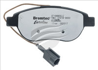BREMTEC EUROLINE CERAMIC FIAT GRAND PUNTO 1.3, 1.4 TD BT18880ELC