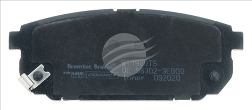 BREMTEC TRADELINE BRAKE PAD SET REAR KIA SORENTO 2.5D, 3.3V6 BT1900TS