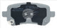 BREMTEC PRO-LINE BRAKE PADS SET DODGE JOURNEY JC 3.5L 2011- BT1905PRO