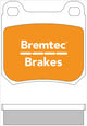BREMTEC TRADE-LINE BRAKE PADS SET SAAB 9-3, 9-5 (YS3D) 1997-01 BT190TS