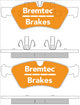 BREMTEC PRO-LINE FRONT BRAKE PADS SET MERCEDES ML320 (W164) 3.0d V6 BT1915PRO