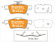 BREMTEC EURO-LINE BRAKE PADS SET PEUGEOT 508 2.2 Hdi 2010- BT1916ELC