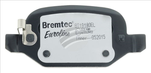 BREMTEC EURO-LINE BRAKE PADS SET FIAT PANDA (312) 1.2D 2012- BT19180ELC