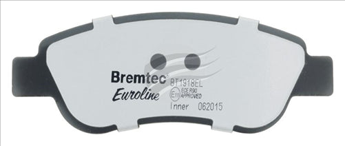 BREMTEC EURO-LINE BRAKE PADS SET CITROEN C1 (PM, PN) 1.0, 1.4i BT1918ELC