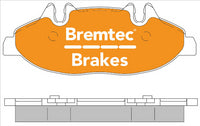 BREMTEC TRADELINE BRAKE PAD SET FRONT MERCEDES VITO (W639) BT1919TS