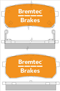 BREMTEC PRO LINE HD CERAMIC+ ZERO DUST HYUNDAI ILOAD 2.4, 2.5 TQ BT1924PRO
