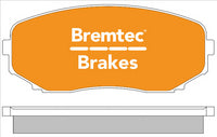 BREMTEC ENDURE BRAKE PAD FRONT SET MAZDA CX7 CX9 MPV PAJERO SPORT BT1929E