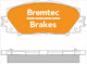 BREMTEC TRADE-LINE BRAKE PADS SET TOYOTA YARIS 1.3, 1.5 NO ABS BT1930TS