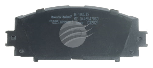 BREMTEC TRADE-LINE BRAKE PADS SET TOYOTA YARIS 1.3, 1.5 NO ABS BT1930TS