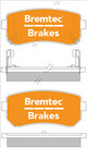 BREMTEC TRADE-LINE BRAKE PAD REAR SET ACCENT i20 i30 iX35 TUCSON H1 BT1932TS