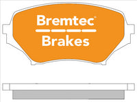 BREMTEC TRADELINE BRAKE PAD SET FRONT MAZDA MX-5 (NC) 2D 1.8 2006- BT1933TS