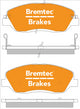 BREMTEC TRADE-LINE BRAKE PAD FRONT SET SANTA FE GENESIS KIA SORENTO BT1934TS