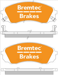 BREMTEC PRO-LINE HD CERAMIC+ ZERO DUST HYUNDAI I LOAD 2.4 2008 FRONT BT1935PRO