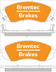 BREMTEC PRO-LINE HD CERAMIC+ ZERO DUST HYUNDAI I LOAD 2.4 2008 FRONT BT1935PRO