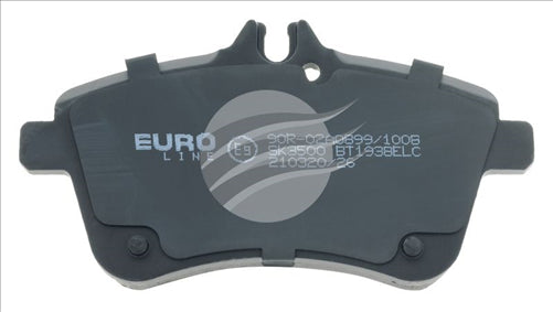 EURO-LINE BRAKE PADS SET MERCEDES A-CLASS A200 (W169) BT1938ELC
