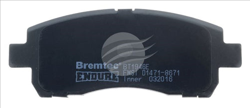 BREMTEC 4WD BRAKE PADS SET SUZUKI APV 1.6 2006- BT1946E