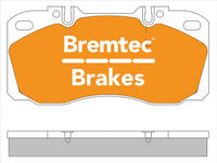 BREMTEC EURO-LINE BRAKE PADS SET BT1947ELC