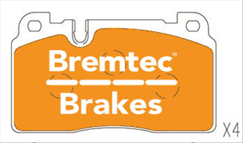 BREMTEC PRO-LINE BRAKE PADS SET AUDI Q5 (8R) Q5 2.0 TFSi 2013- BT19480PRO