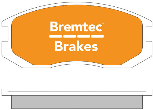 BREMTEC TRADE-LINE BRAKE PADS SET MITSUBISHI LANCER CA, CB 1.5 BT194TS