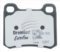 BREMTEC EURO-LINE BRAKE PADS SET MERCEDES E-CLASS (W124) E300 BT195ELC