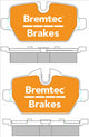 BREMTEC TRADE-LINE REAR BRAKE PADS SET BMW 1 SERIES 120i (E87) 2004- BT1965TS