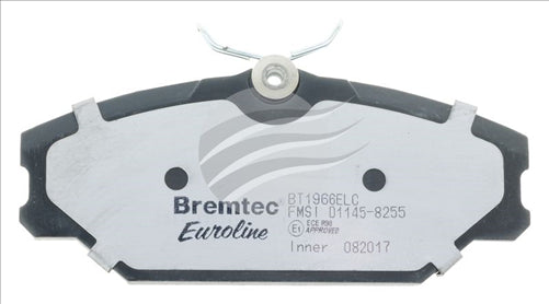 BREMTEC EURO-LINE BRAKE PADS SET RENAULT SCENIC 1.8, 1999-03 BT1966ELC