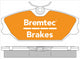 BREMTEC TRADE-LINE BRAKE PADS SET RENAULT SCENIC 1.8, 1999-03 BT1966TS