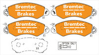 BREMTEC PRO LINE HD CERAMIC+ ZERO DUST LDV MAXUS V80 2.5D 2009- BT1967PRO