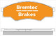 BREMTEC PRO LINE HD CERAMIC+ LOW DUST TOYOTA HILUX 2.5 2007- BT1969PRO