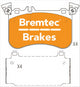 BREMTEC EVOLVE PERFORMANCE CERAMIC+ MERCEDES (W176) A45 AMG 2013- BT19712EV550