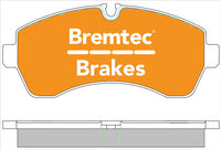 BREMTEC PRO-LINE HD CERAMIC+ ZERO DUST MERCEDES SPRINTER (906 311 DI BT1978PRO