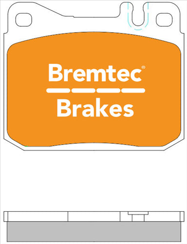 BREMTEC TRADE-LINE BRAKE PADS SET MERCEDES 220D 230 280E 1976-79 BT197TS