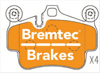 BREMTEC EURO-LINE BRAKE PADS SET BT19810ELC