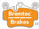 BREMTEC EURO-LINE BRAKE PADS SET BT19810ELC