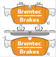BREMTEC EURO-LINE BRAKE PADS SET MERCEDES AMG BT19811ELC