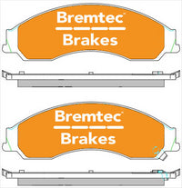 BREMTEC TRADE-LINE BRAKE PADS SET MITSUBISHI 380 2005- BT1988TS
