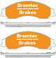 BREMTEC TRADE-LINE BRAKE PADS SET MITSUBISHI 380 2005- BT1988TS