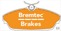 BREMTEC 4WD BRAKE PADS SET TATA XENON 2.2TD 2010- BT1995E