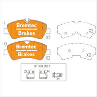 BREMTEC PRO-LINE HD CERAMIC+ LOW DUST FORD TRANSIT 2.2 TDCi 2012- BT19970PRO