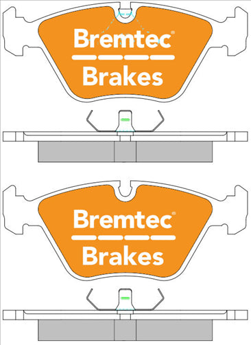 BREMTEC HYBRID-CARBON HIGH PERFORMANCE BMW 3 SERIES (E46) M3 3.2L BT199EV550