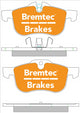 BREMTEC EURO-LINE BRAKE PADS SET MG ZT-T 2001-05 BT2009ELC