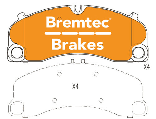 BREMTEC HYBRID-CARBON HIGH PERFORMANCE PORSCHE BOXTER (981) 2.7L BT20170EV550