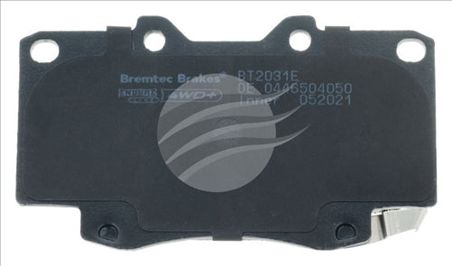 BREMTEC 4WD BRAKE PADS SET TOYOTA HILUX GGN25, KUN26 4X4 BT2031E
