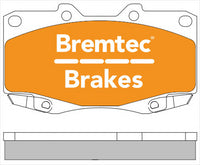 BREMTEC 4WD BRAKE PADS SET TOYOTA HILUX GGN25, KUN26 4X4 BT2031E